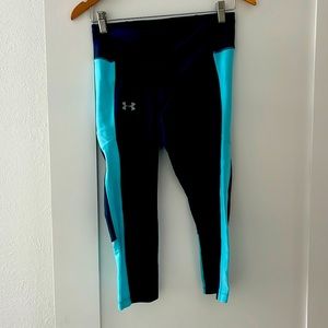 NWOT Under Armor Heatgear Compression Capri Tights Size M
